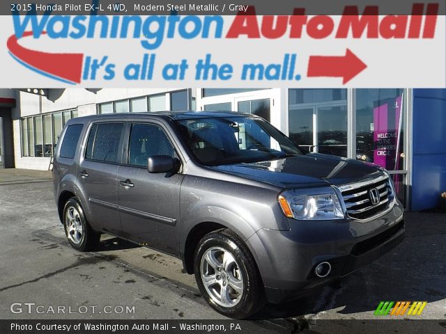 2015 Honda Pilot EX-L 4WD in Modern Steel Metallic