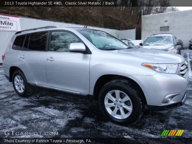 2013 Toyota Highlander SE 4WD in Classic Silver Metallic