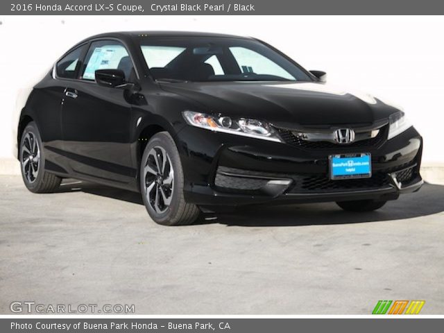 2016 Honda Accord LX-S Coupe in Crystal Black Pearl