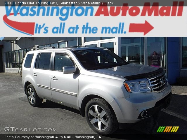 2013 Honda Pilot Touring 4WD in Alabaster Silver Metallic