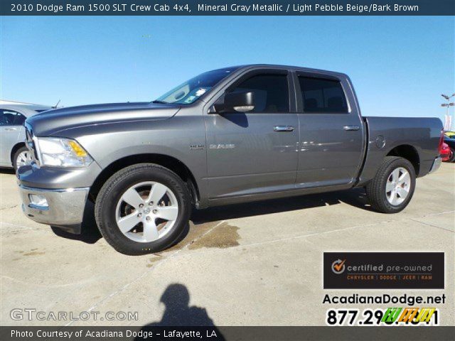 2010 Dodge Ram 1500 SLT Crew Cab 4x4 in Mineral Gray Metallic