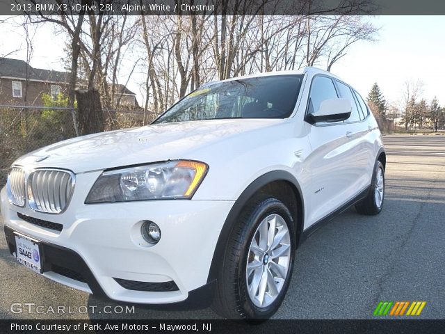 2013 BMW X3 xDrive 28i in Alpine White