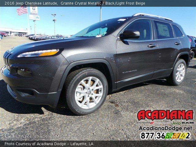 2016 Jeep Cherokee Latitude in Granite Crystal Metallic
