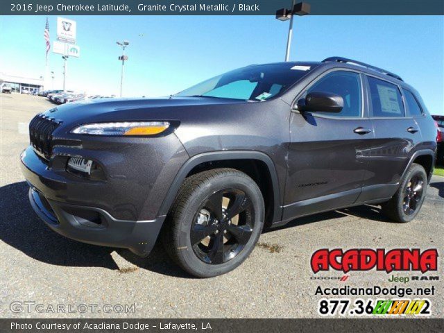 2016 Jeep Cherokee Latitude in Granite Crystal Metallic