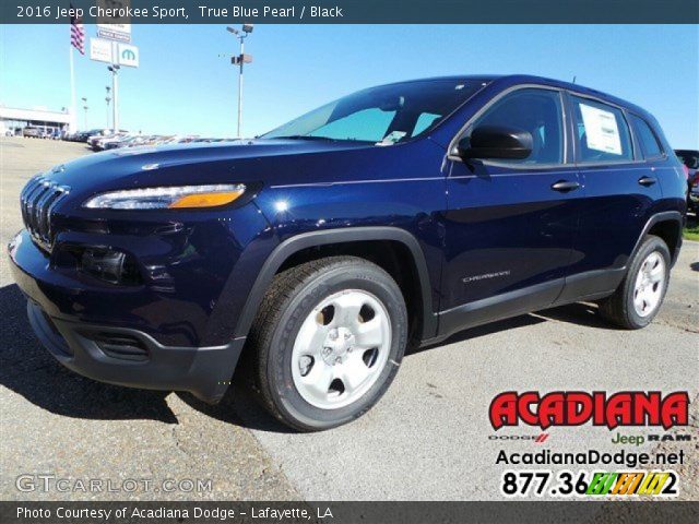 2016 Jeep Cherokee Sport in True Blue Pearl