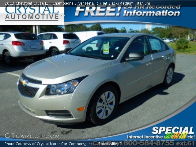 2013 Chevrolet Cruze LS in Champagne Silver Metallic