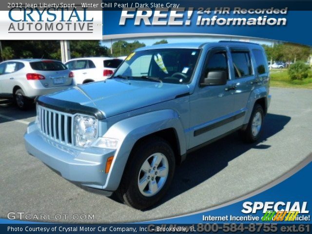 2012 Jeep Liberty Sport in Winter Chill Pearl