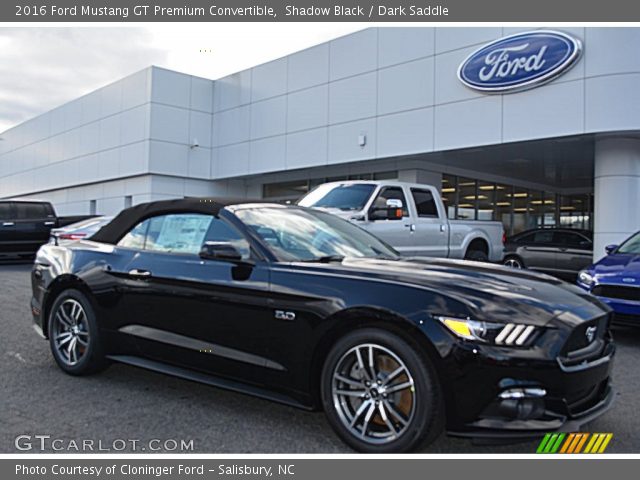 2016 Ford Mustang GT Premium Convertible in Shadow Black