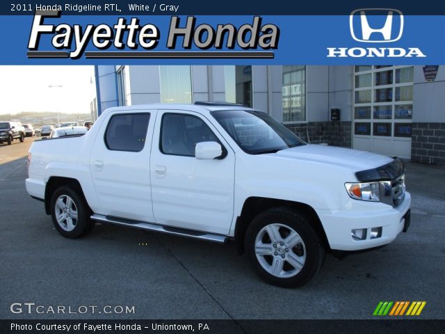 2011 Honda Ridgeline RTL in White