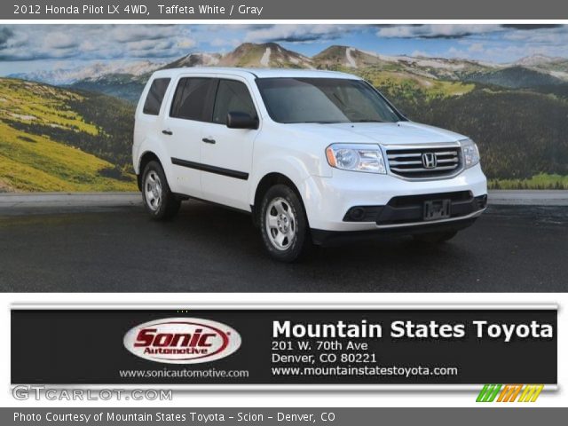 2012 Honda Pilot LX 4WD in Taffeta White