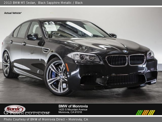2013 BMW M5 Sedan in Black Sapphire Metallic