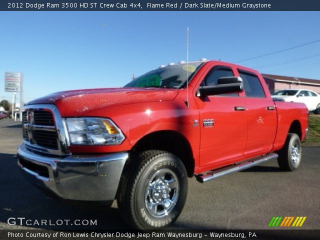 2012 Dodge Ram 3500 HD ST Crew Cab 4x4 in Flame Red