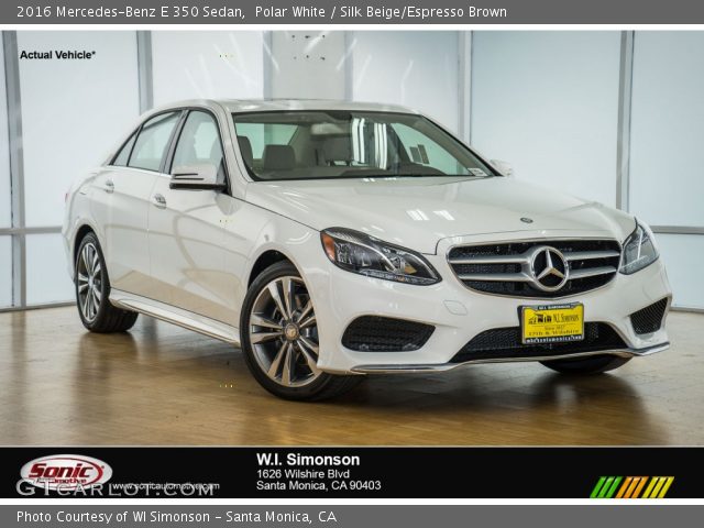 2016 Mercedes-Benz E 350 Sedan in Polar White