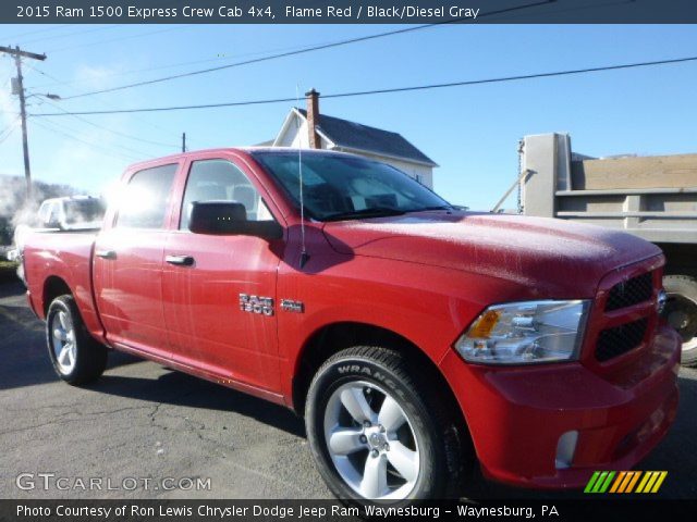 2015 Ram 1500 Express Crew Cab 4x4 in Flame Red