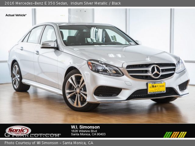 2016 Mercedes-Benz E 350 Sedan in Iridium Silver Metallic