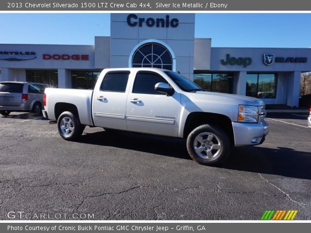 2013 Chevrolet Silverado 1500 LTZ Crew Cab 4x4 in Silver Ice Metallic