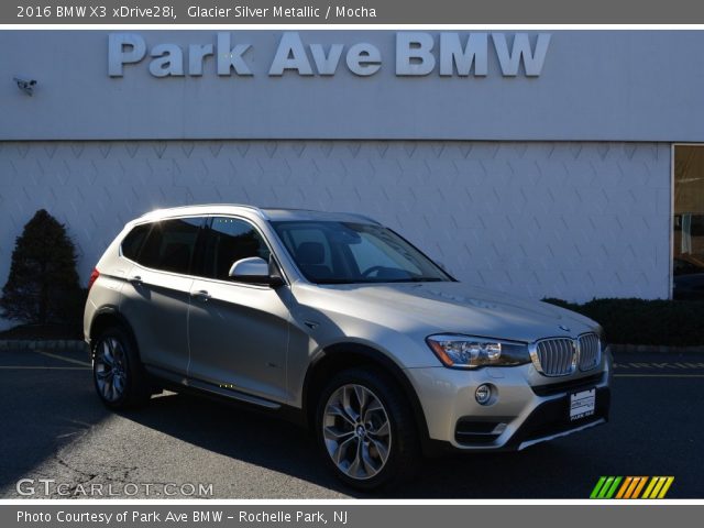2016 BMW X3 xDrive28i in Glacier Silver Metallic