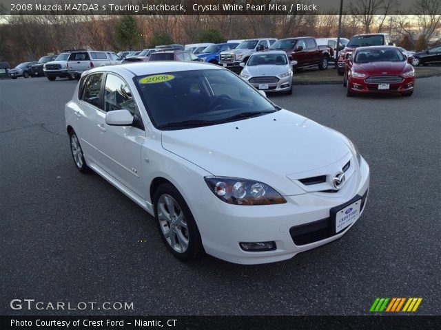 2008 Mazda MAZDA3 s Touring Hatchback in Crystal White Pearl Mica