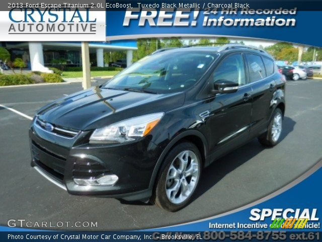 2013 Ford Escape Titanium 2.0L EcoBoost in Tuxedo Black Metallic