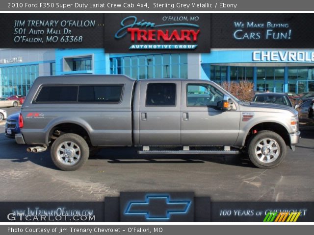 2010 Ford F350 Super Duty Lariat Crew Cab 4x4 in Sterling Grey Metallic