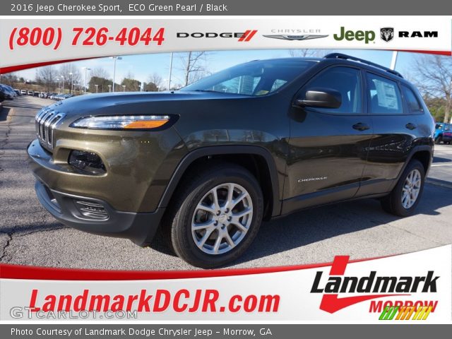 2016 Jeep Cherokee Sport in ECO Green Pearl