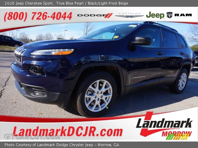 2016 Jeep Cherokee Sport in True Blue Pearl