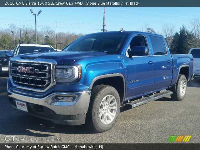 2016 GMC Sierra 1500 SLE Crew Cab 4WD in Stone Blue Metallic