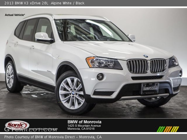 2013 BMW X3 xDrive 28i in Alpine White