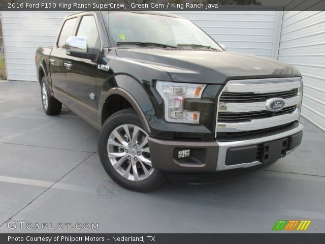 2016 Ford F150 King Ranch SuperCrew in Green Gem