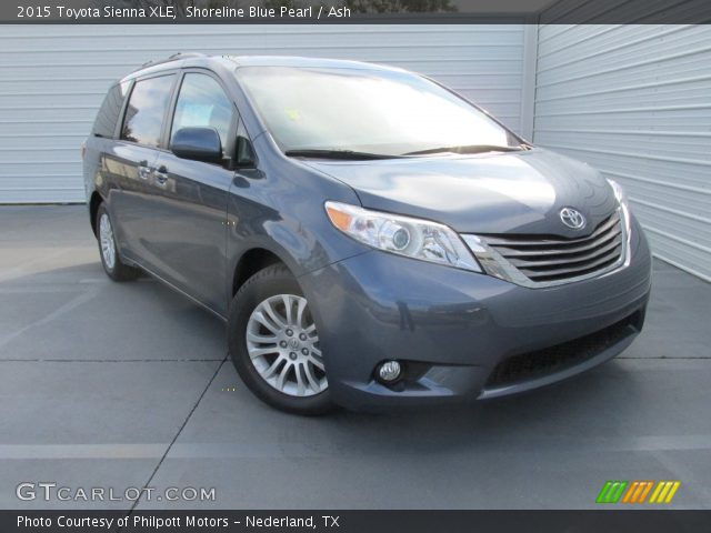 2015 Toyota Sienna XLE in Shoreline Blue Pearl