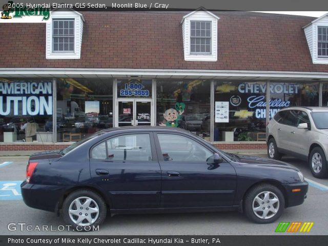 2005 Hyundai Elantra GLS Sedan in Moonlit Blue