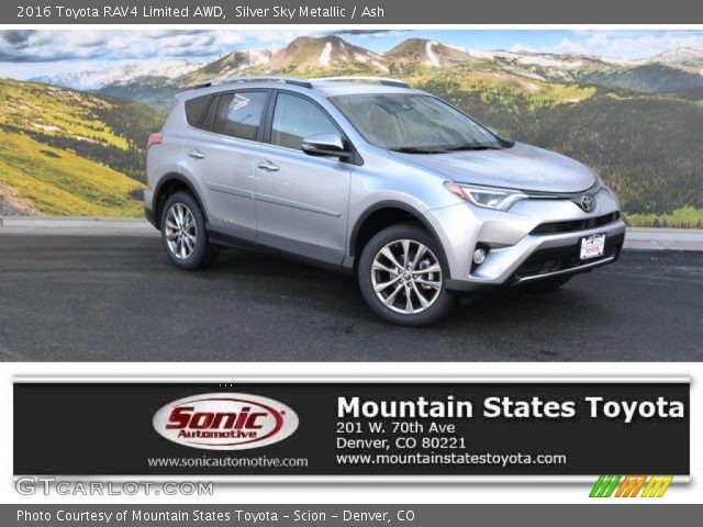 2016 Toyota RAV4 Limited AWD in Silver Sky Metallic