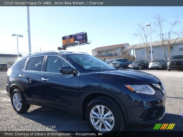 2016 Nissan Rogue SV AWD in Arctic Blue Metallic