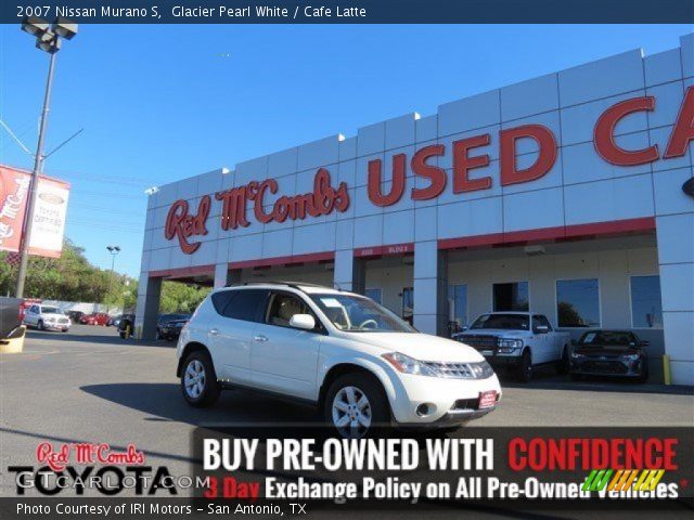 2007 Nissan Murano S in Glacier Pearl White