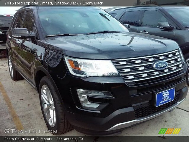 2016 Ford Explorer Limited in Shadow Black