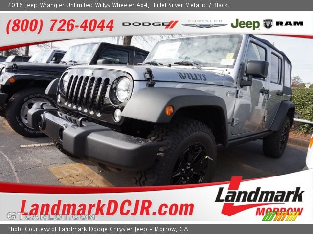 2016 Jeep Wrangler Unlimited Willys Wheeler 4x4 in Billet Silver Metallic