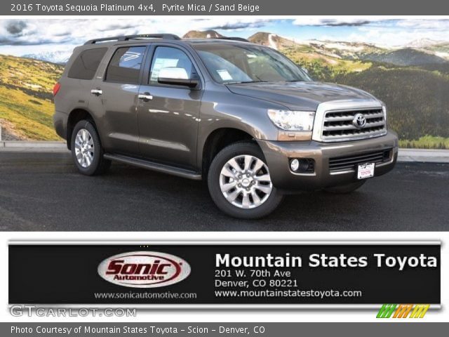 2016 Toyota Sequoia Platinum 4x4 in Pyrite Mica