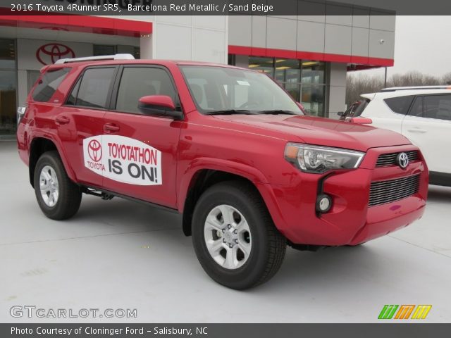 2016 Toyota 4Runner SR5 in Barcelona Red Metallic