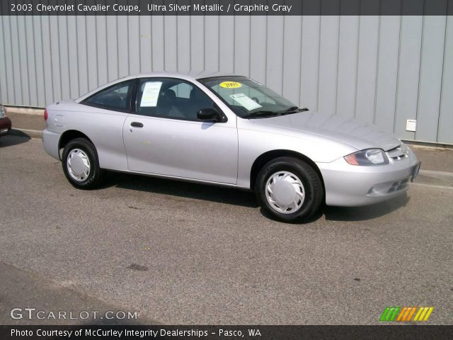 2003 Chevrolet Cavalier Coupe in Ultra Silver Metallic