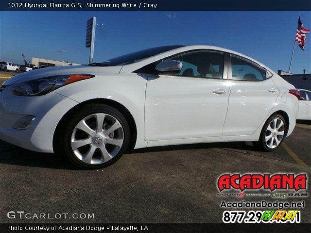 2012 Hyundai Elantra GLS in Shimmering White