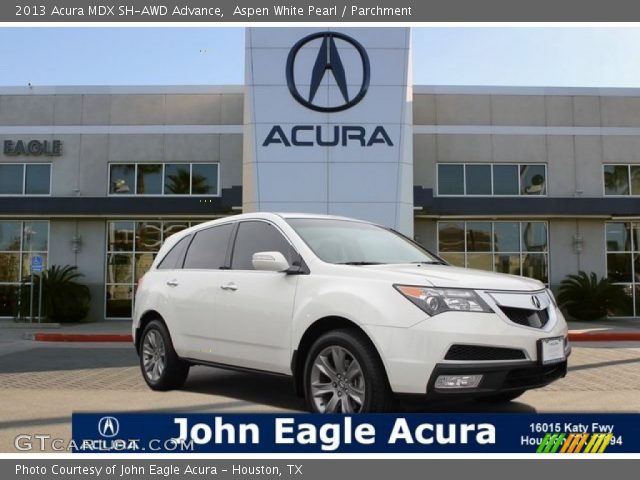 2013 Acura MDX SH-AWD Advance in Aspen White Pearl