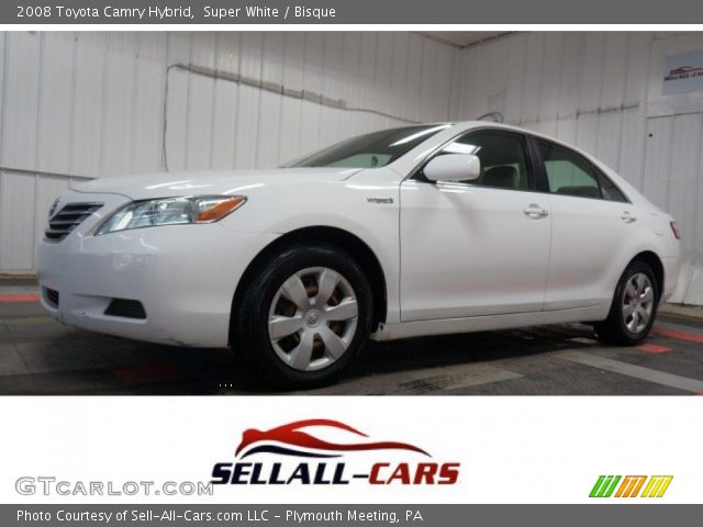 2008 Toyota Camry Hybrid in Super White
