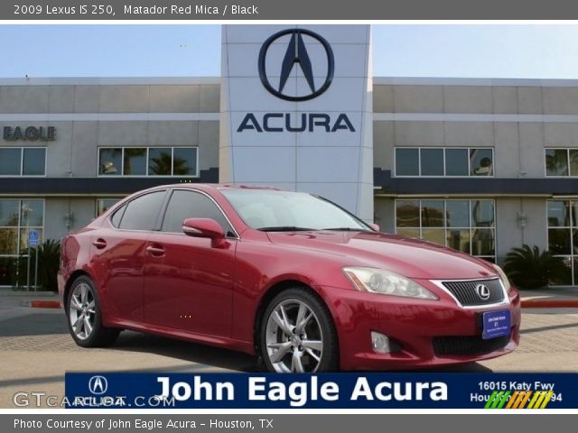 2009 Lexus IS 250 in Matador Red Mica