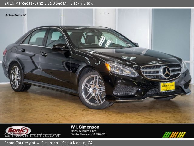 2016 Mercedes-Benz E 350 Sedan in Black