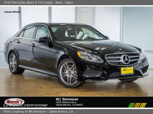 2016 Mercedes-Benz E 350 Sedan in Black