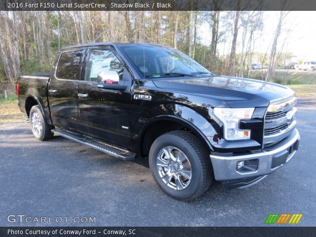 2016 Ford F150 Lariat SuperCrew in Shadow Black