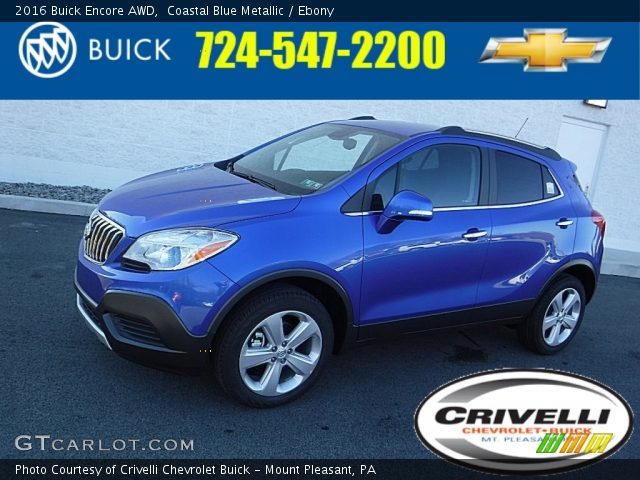 2016 Buick Encore AWD in Coastal Blue Metallic
