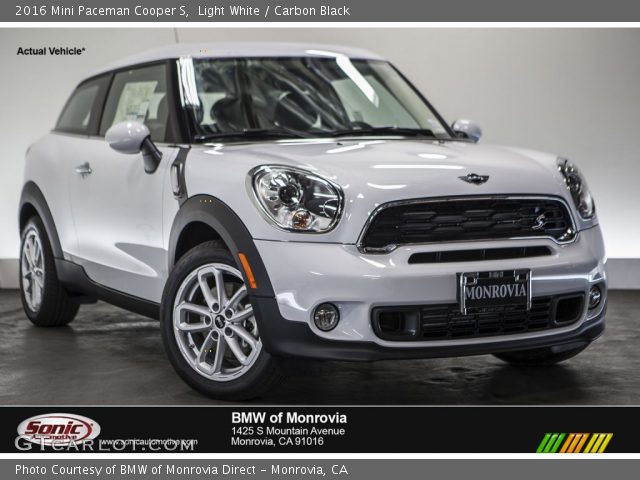 2016 Mini Paceman Cooper S in Light White