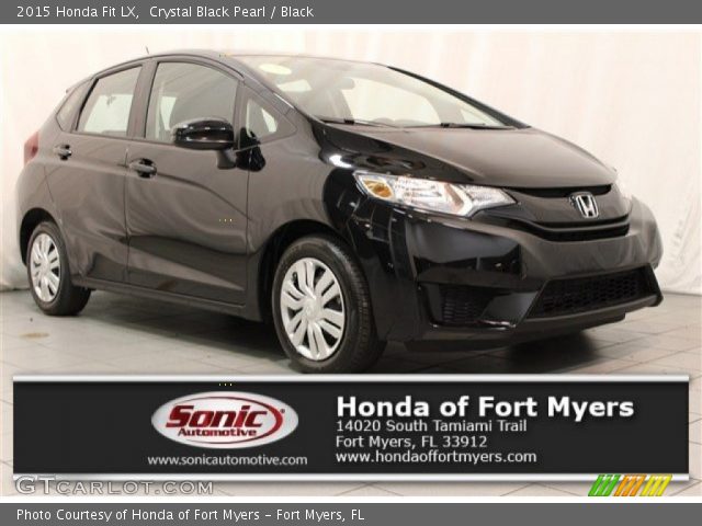 2015 Honda Fit LX in Crystal Black Pearl