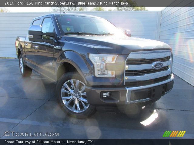 2016 Ford F150 King Ranch SuperCrew in Blue Jeans